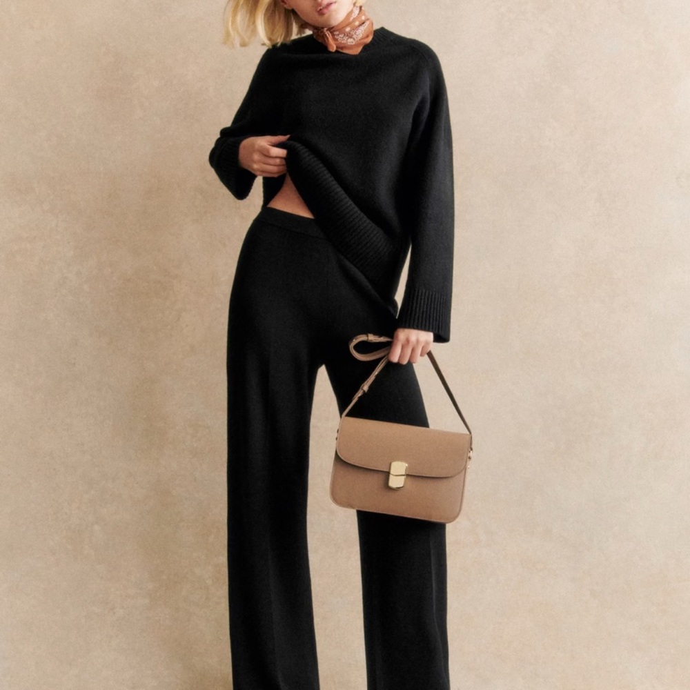 Sezane Classic Black Leggings